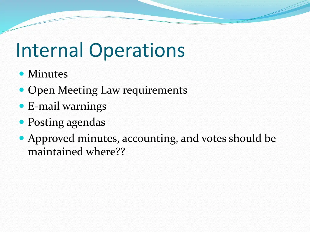 internal operations 1
