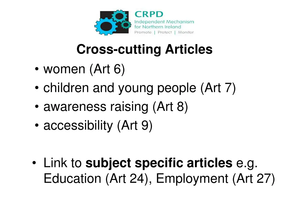 cross cutting articles