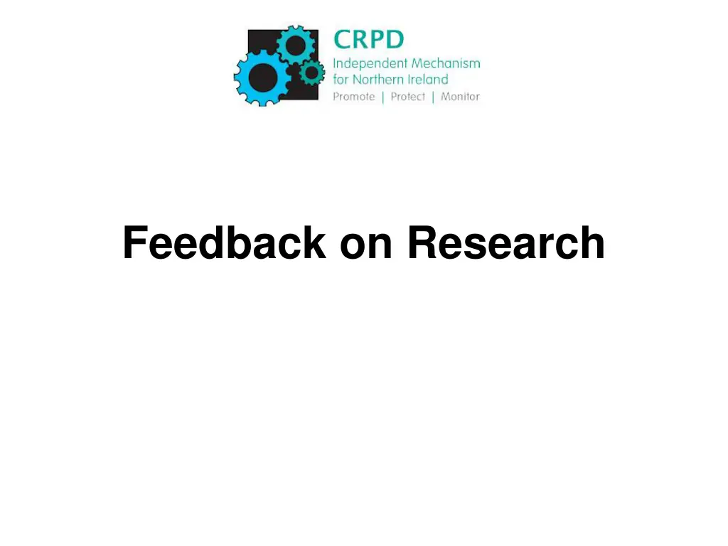 feedback on research