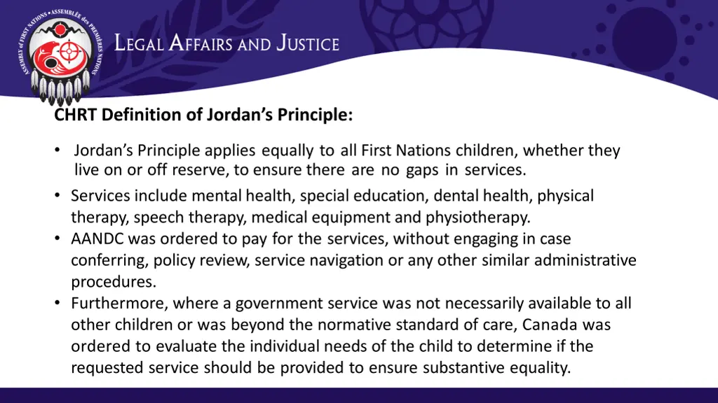 chrt definition of jordan s principle