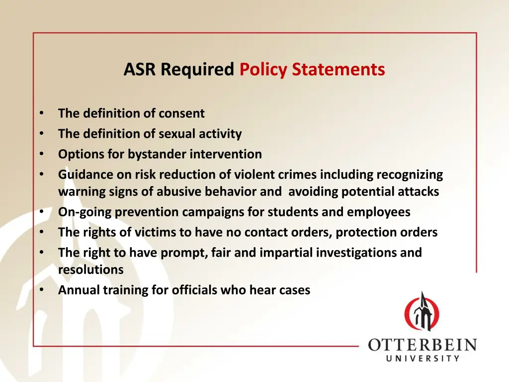 asr required policy statements 3