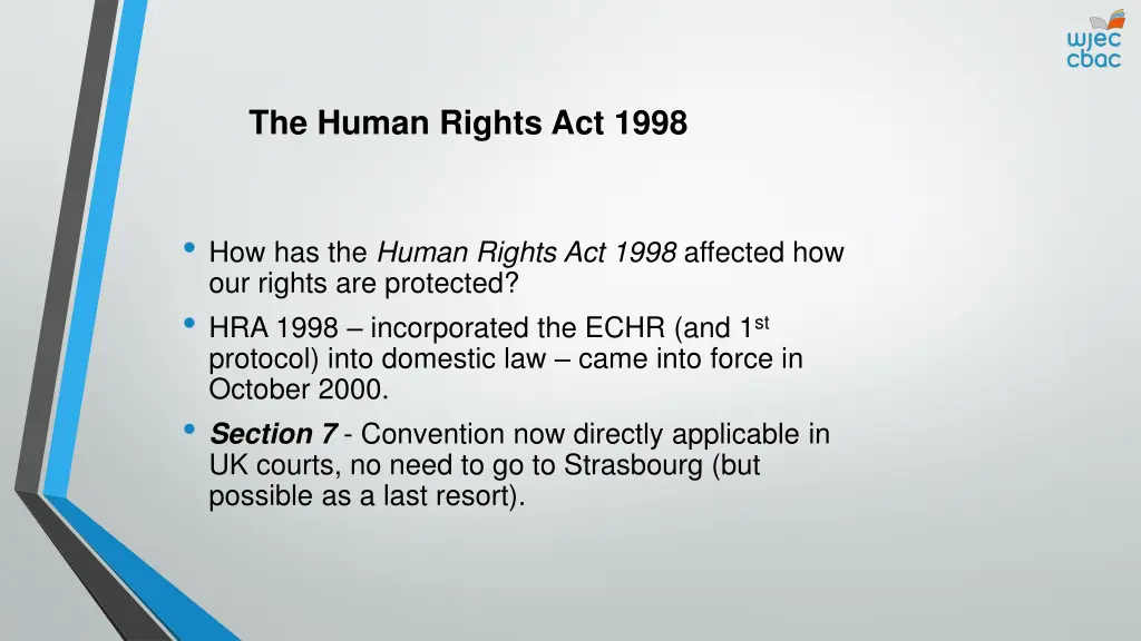 the human rights act 1998