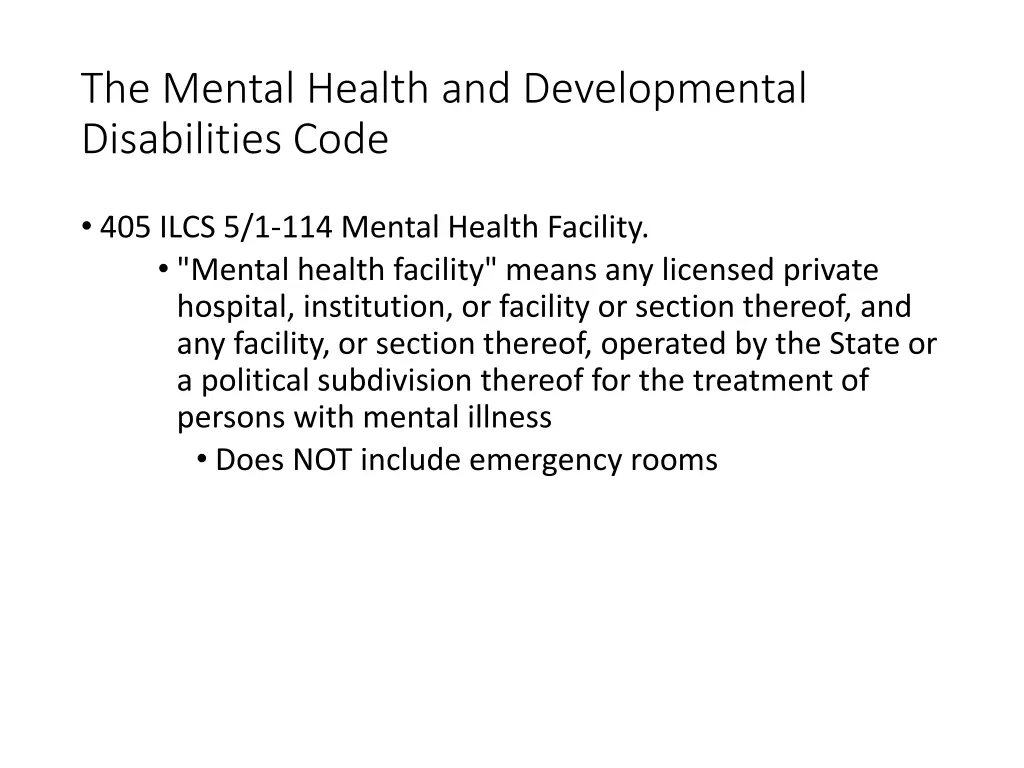 the mental health and developmental disabilities 4