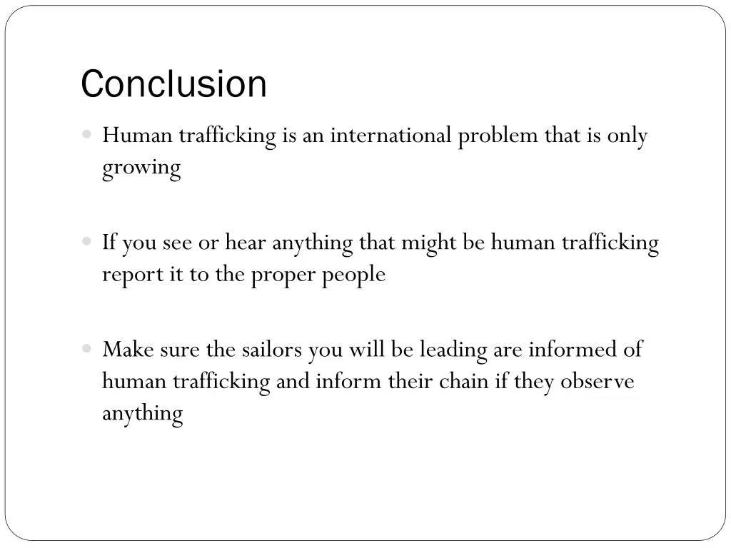 conclusion