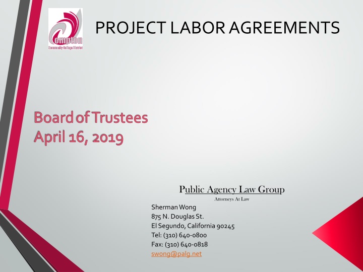 project labor agreements