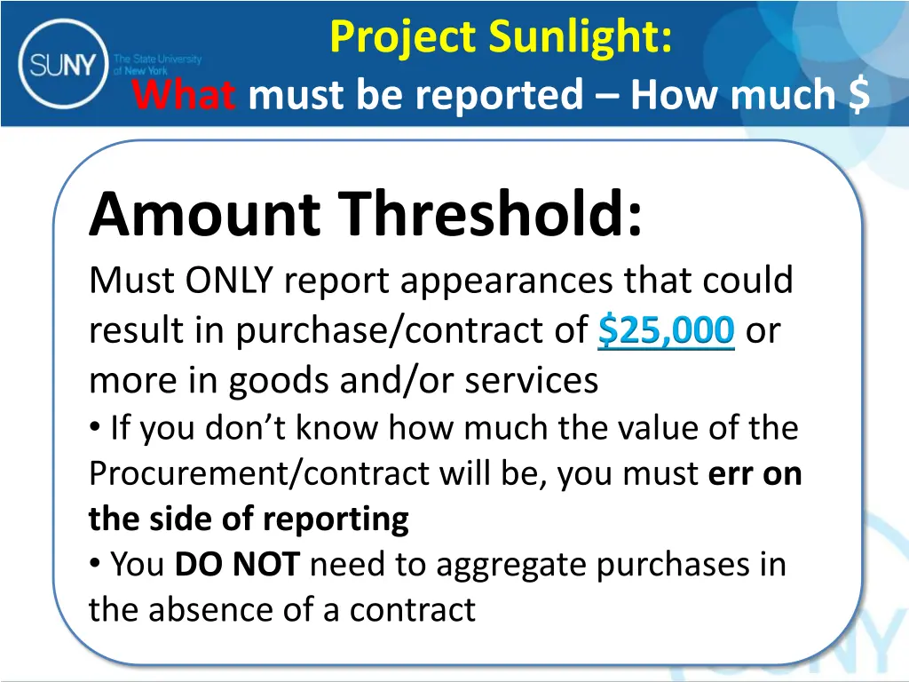 project sunlight