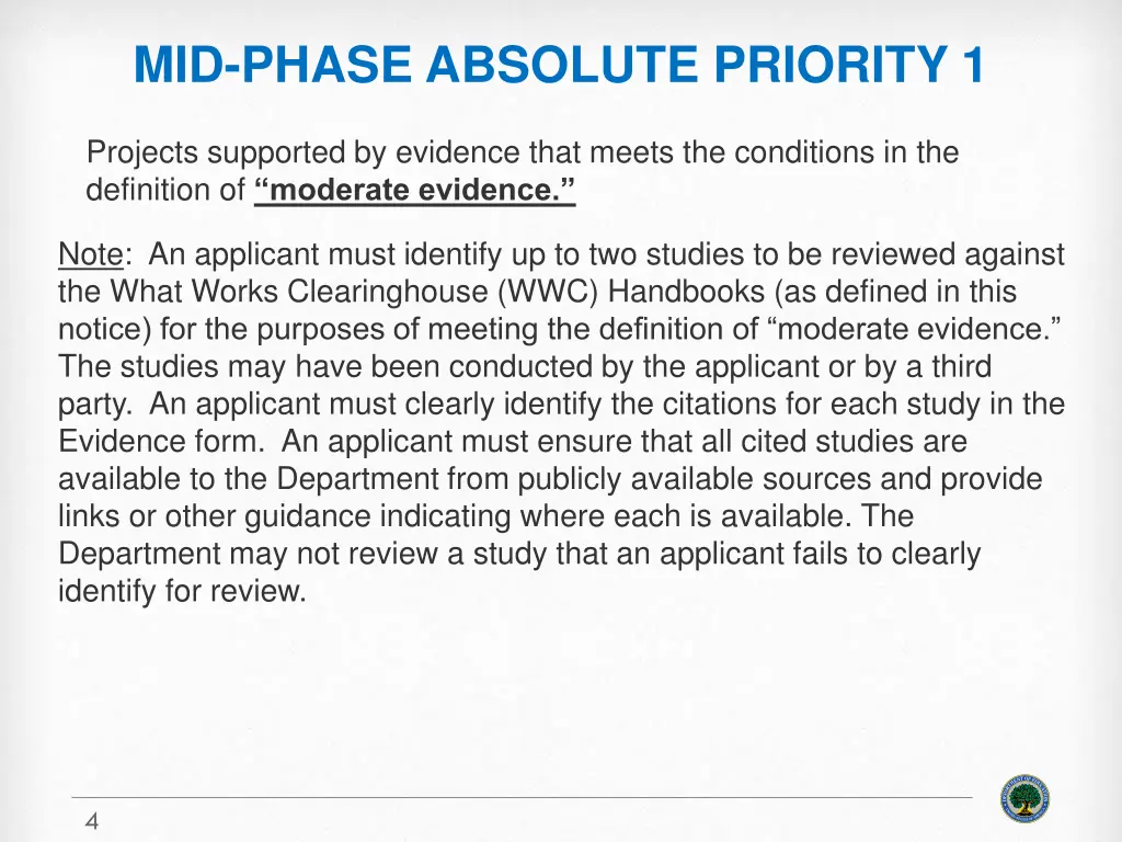 mid phase absolute priority 1