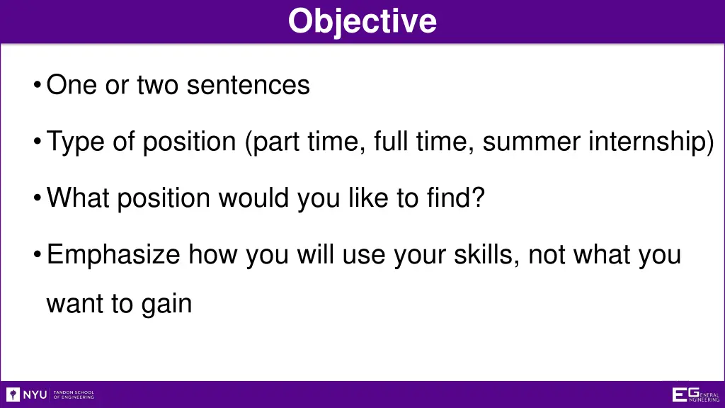 objective