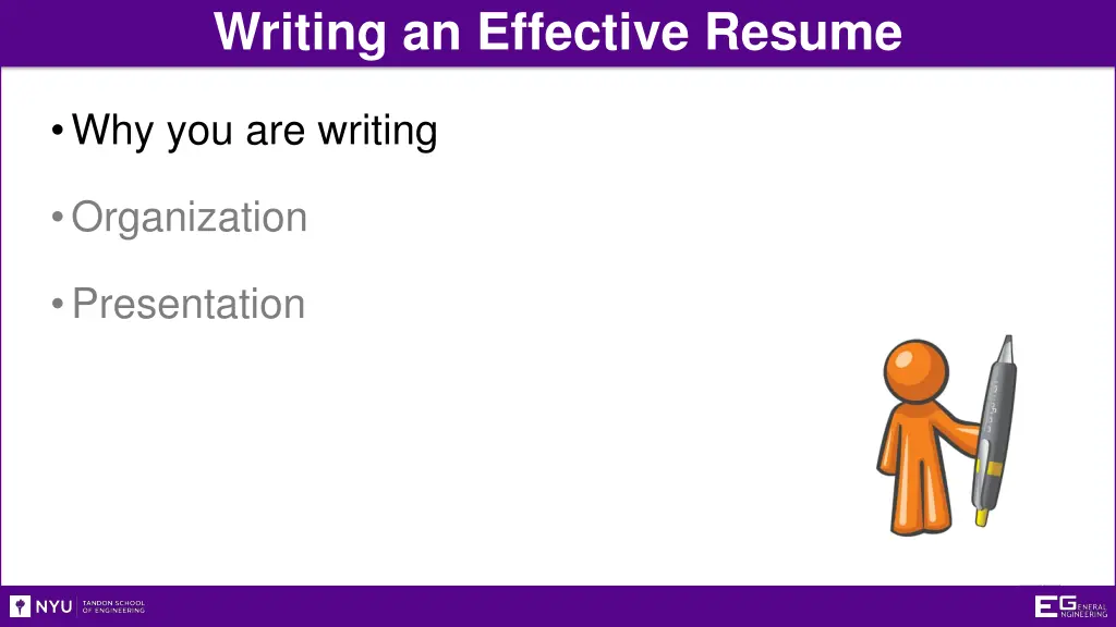 writing an effective resume 1