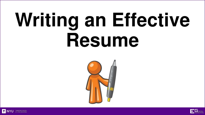 writing an effective resume