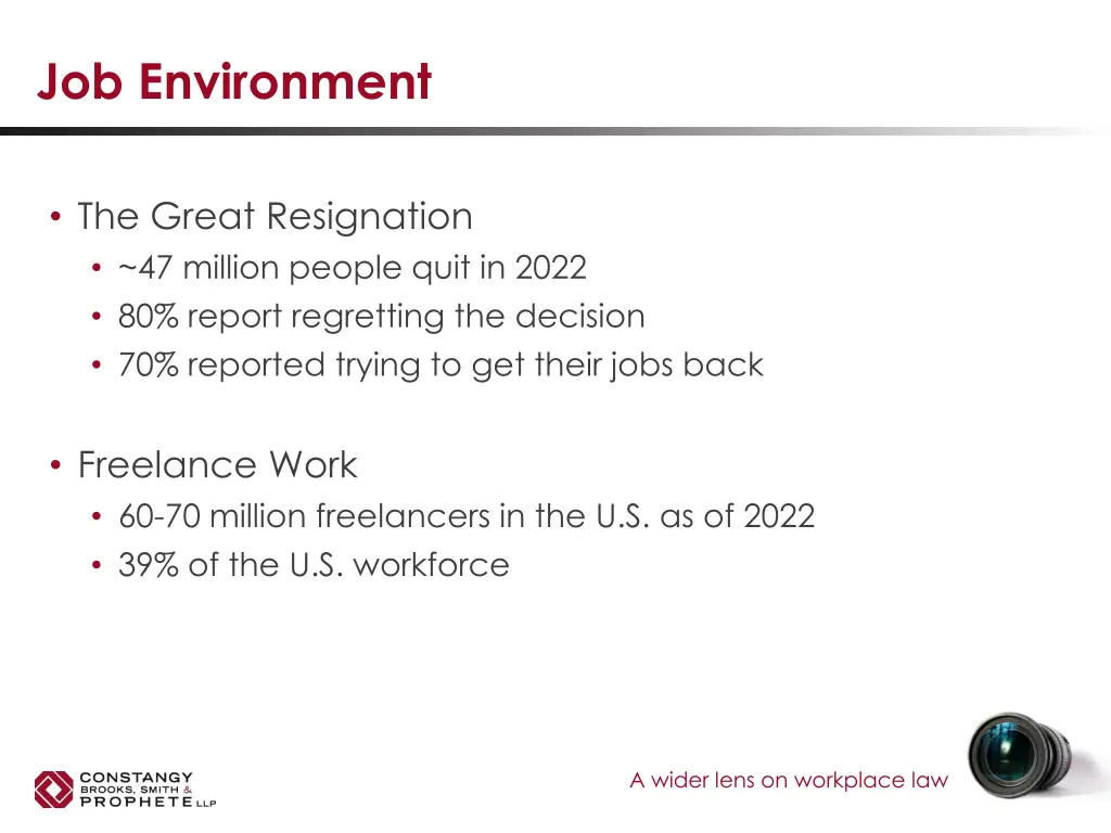 job environment
