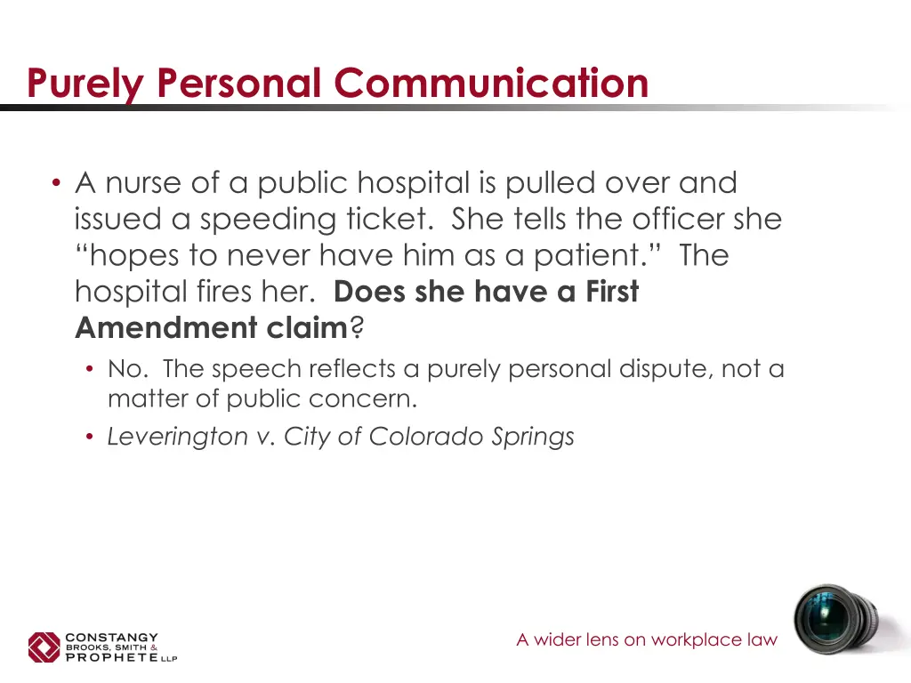 purely personal communication