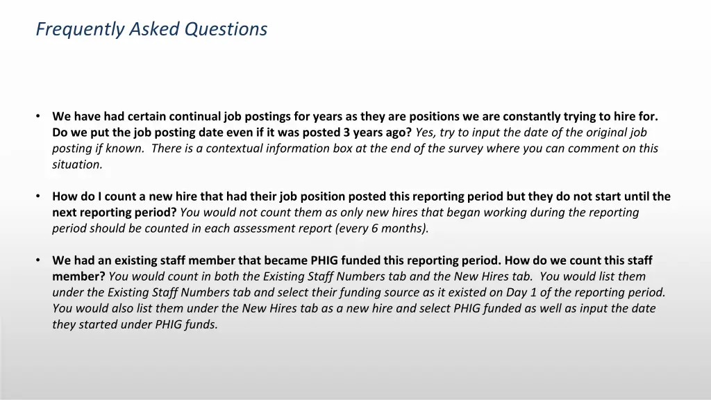 frequently asked questions 1