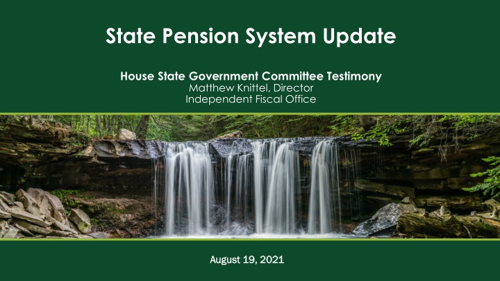 state pension system update