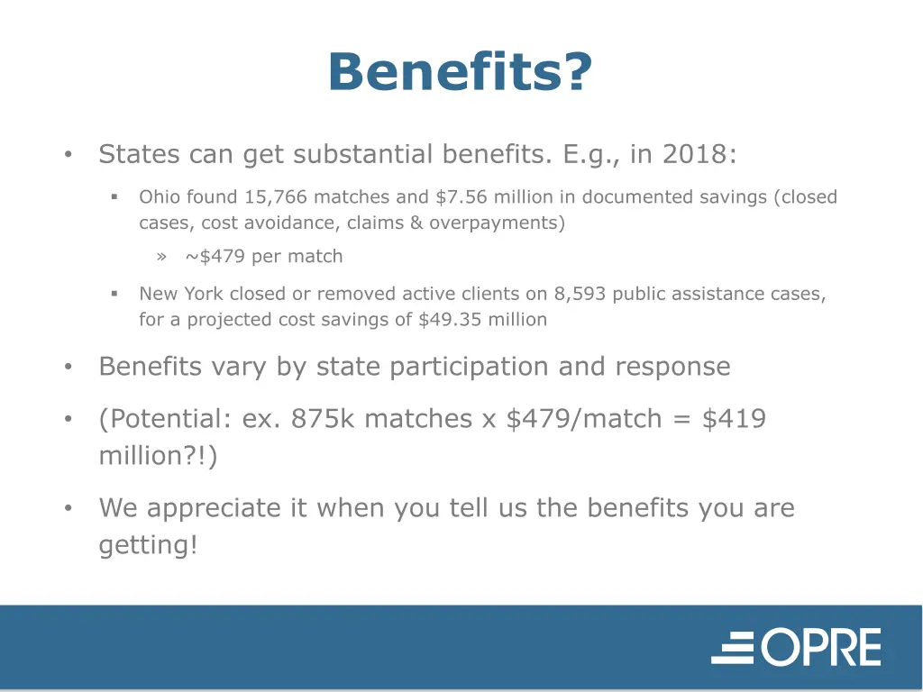 benefits