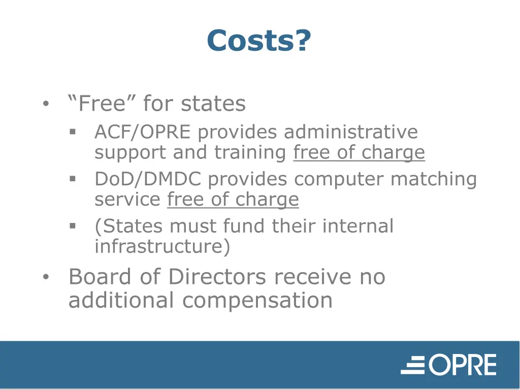 costs