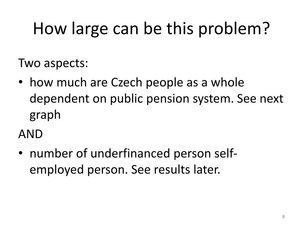 how large can be this problem