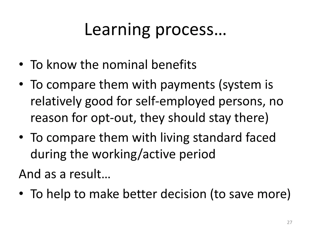 learning process