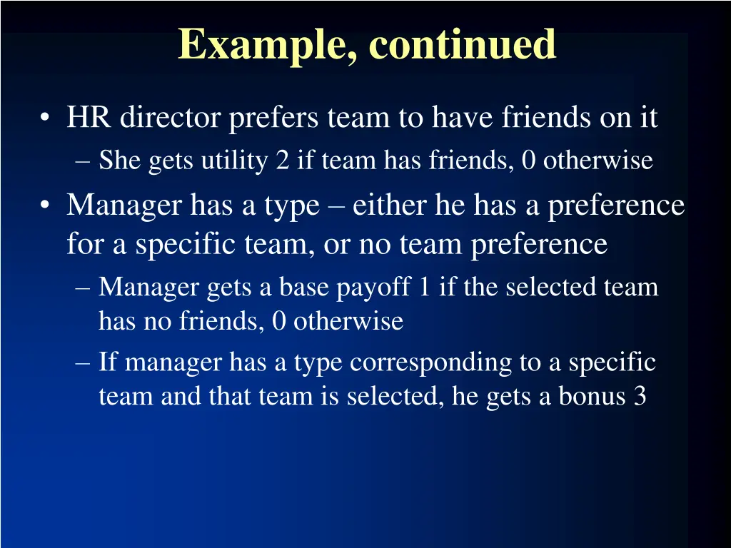 example continued