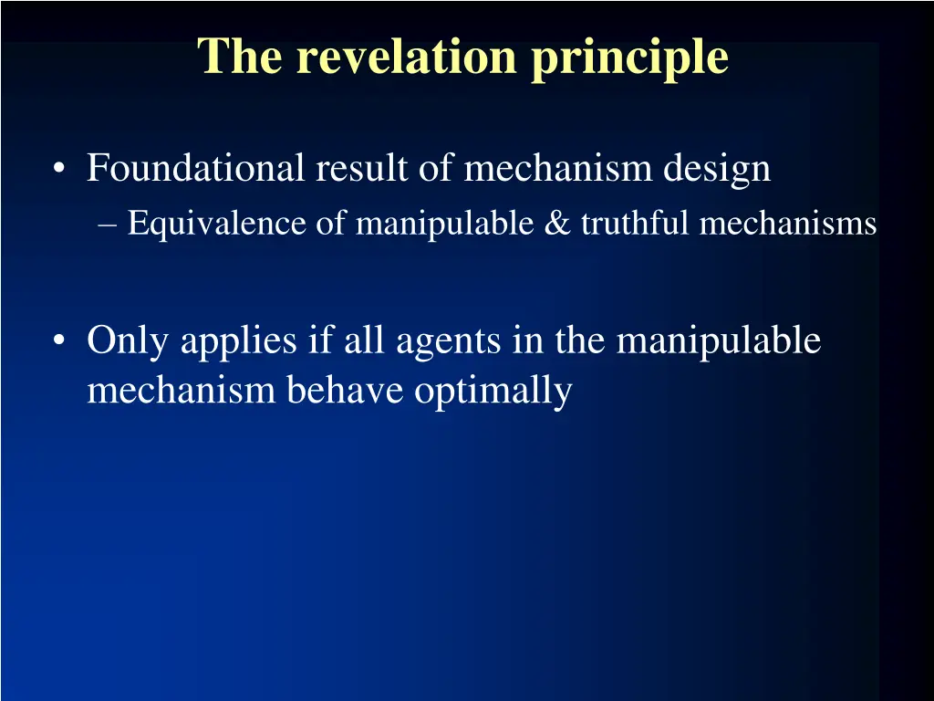 the revelation principle