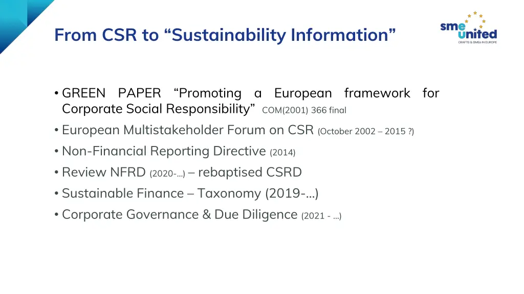 from csr to sustainability information