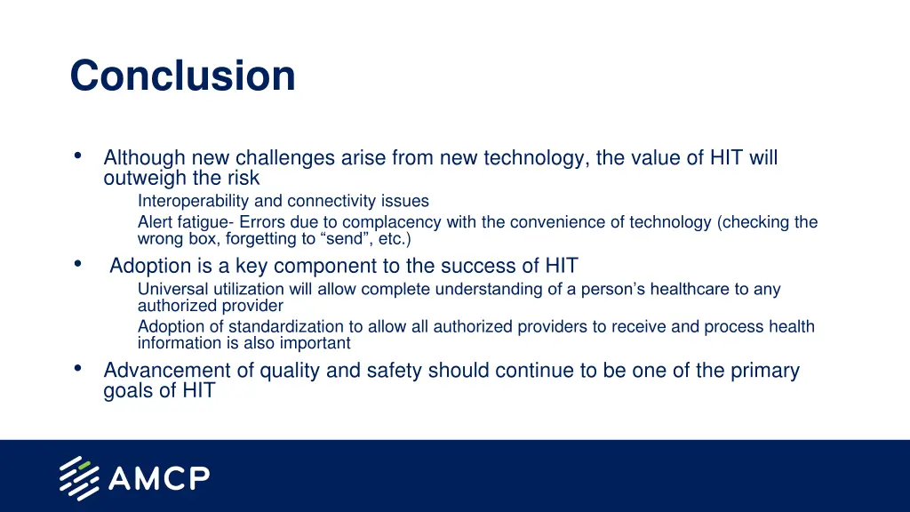 conclusion
