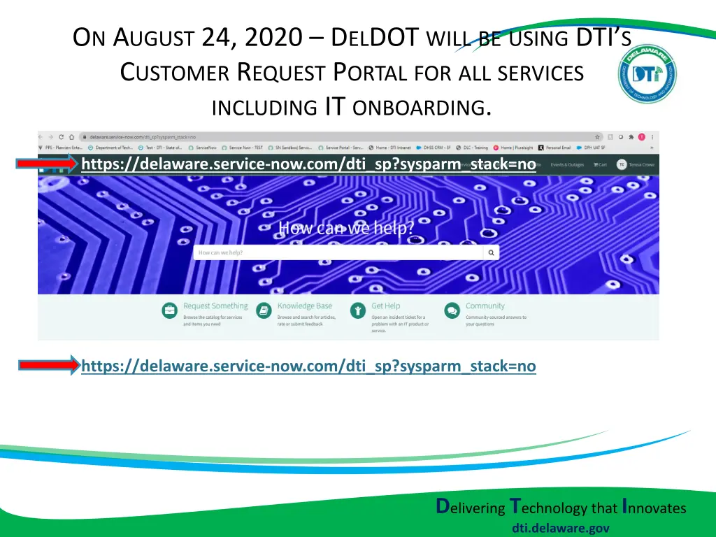 o n a ugust 24 2020 d el dot will be using