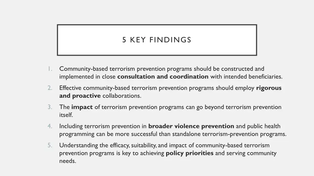 5 key findings 2