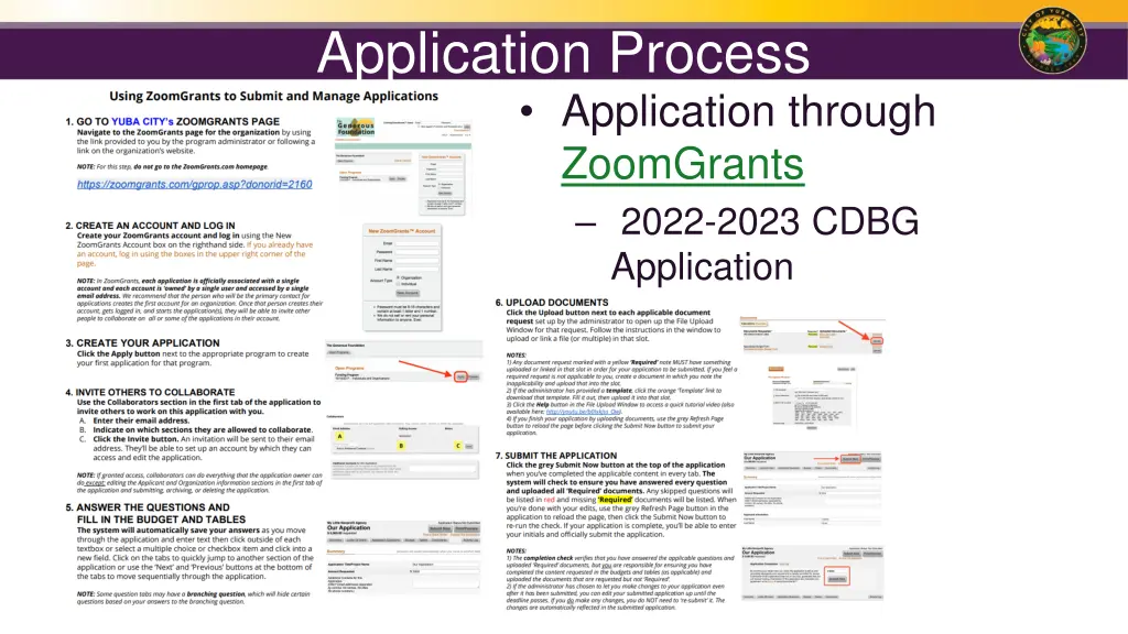 application process