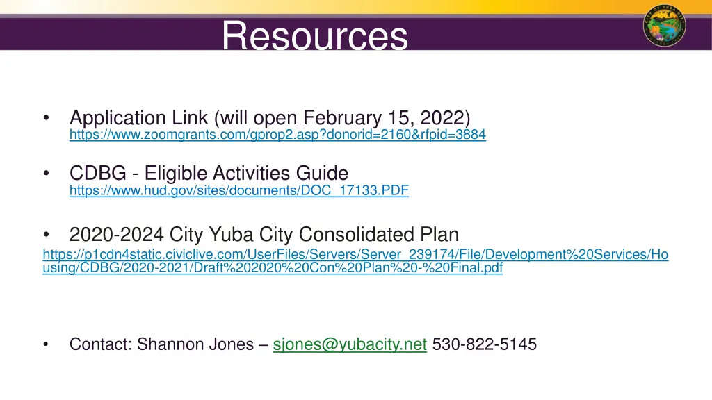 resources