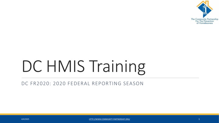 dc hmis training