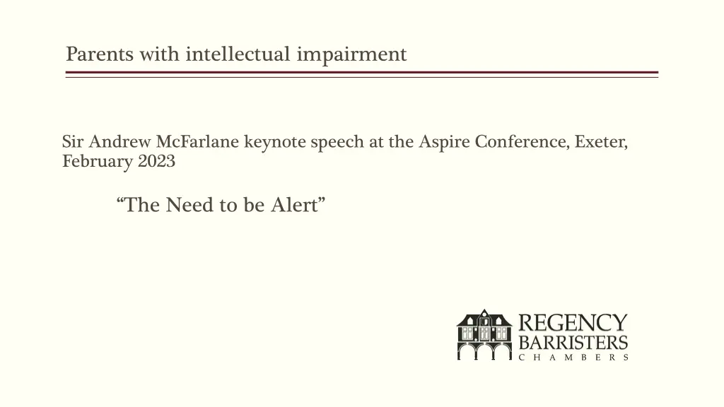 parents with intellectual impairment