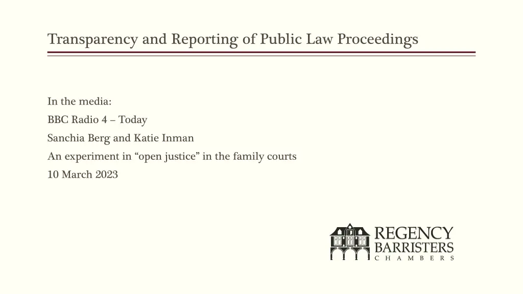 transparency and reporting of public 10