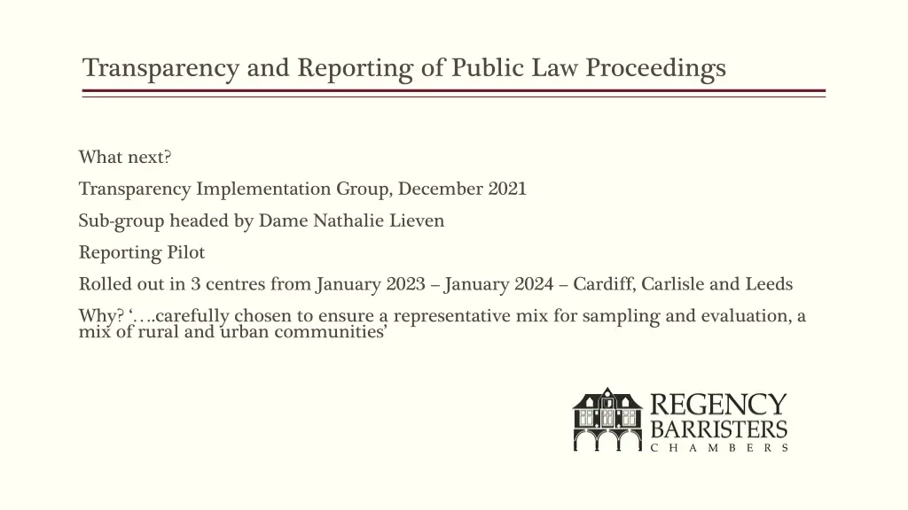 transparency and reporting of public 2