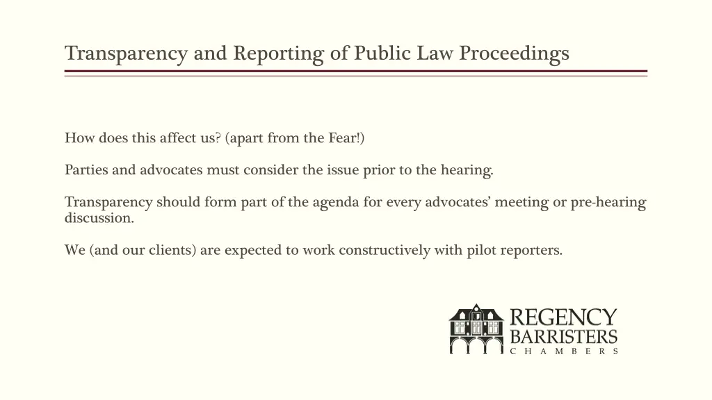 transparency and reporting of public 8