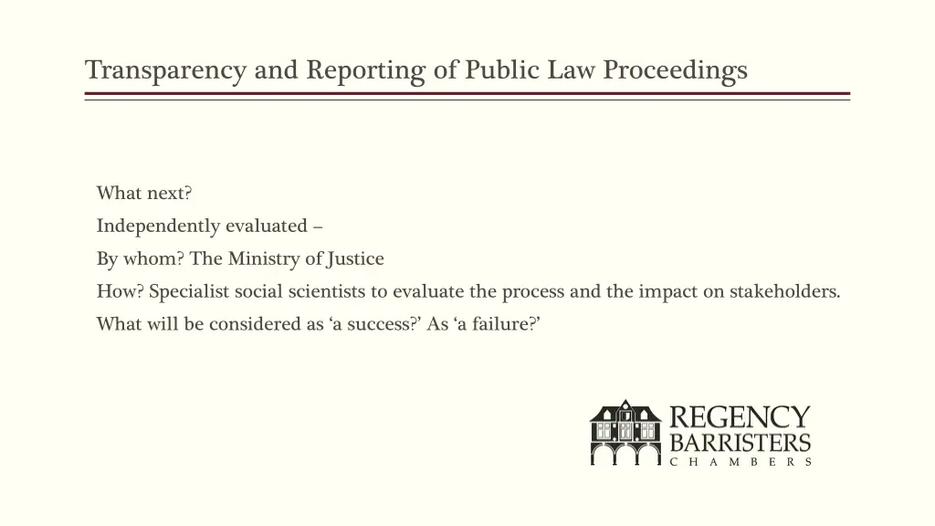 transparency and reporting of public 9