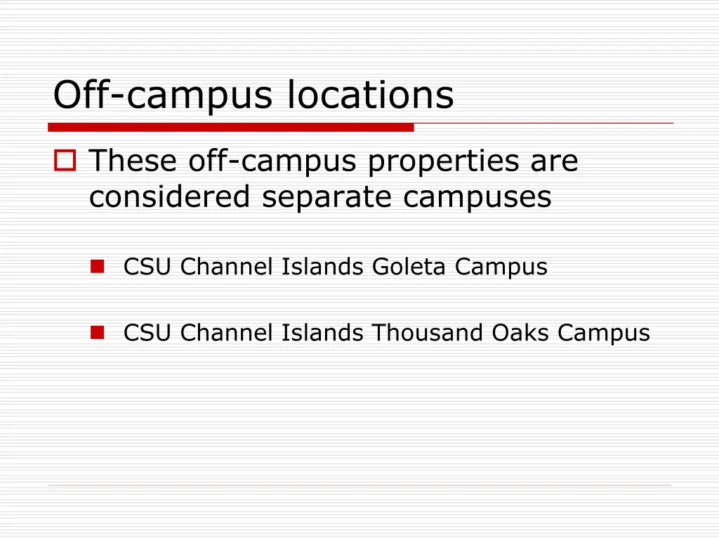 off campus locations 1