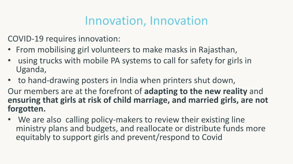 innovation innovation