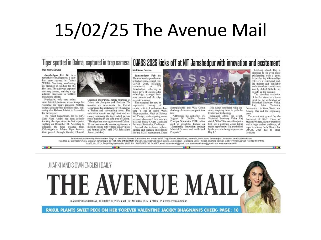 15 02 25 the avenue mail