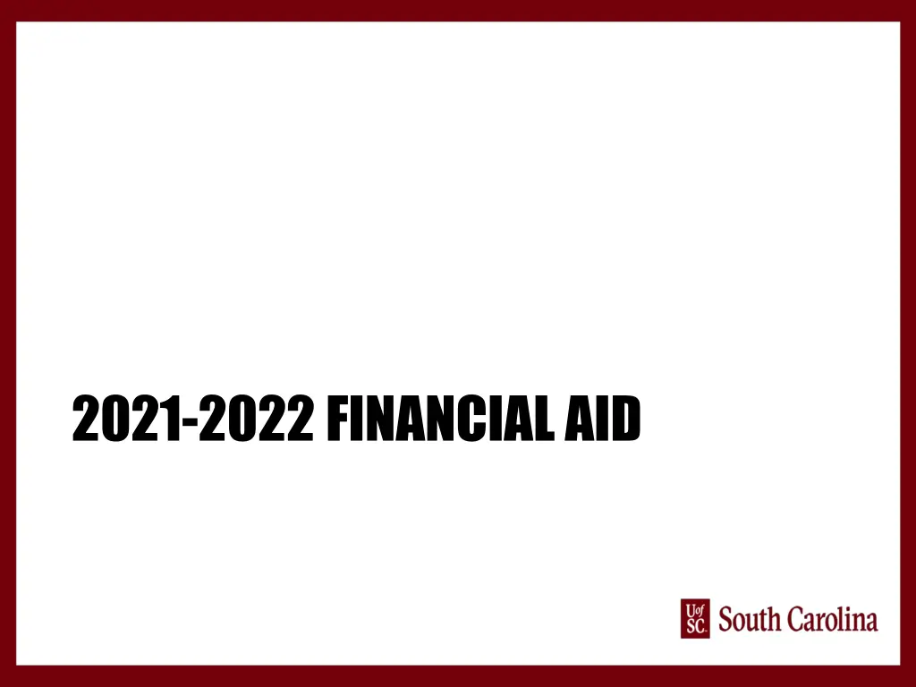 2021 2022 financial aid