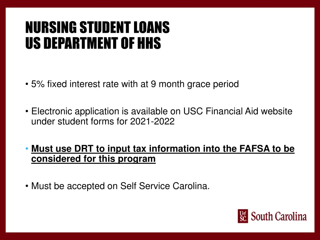 nursing student loans us department of hhs