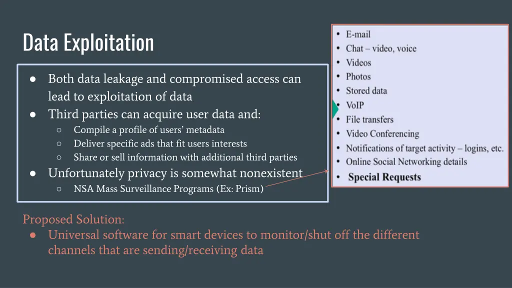 data exploitation
