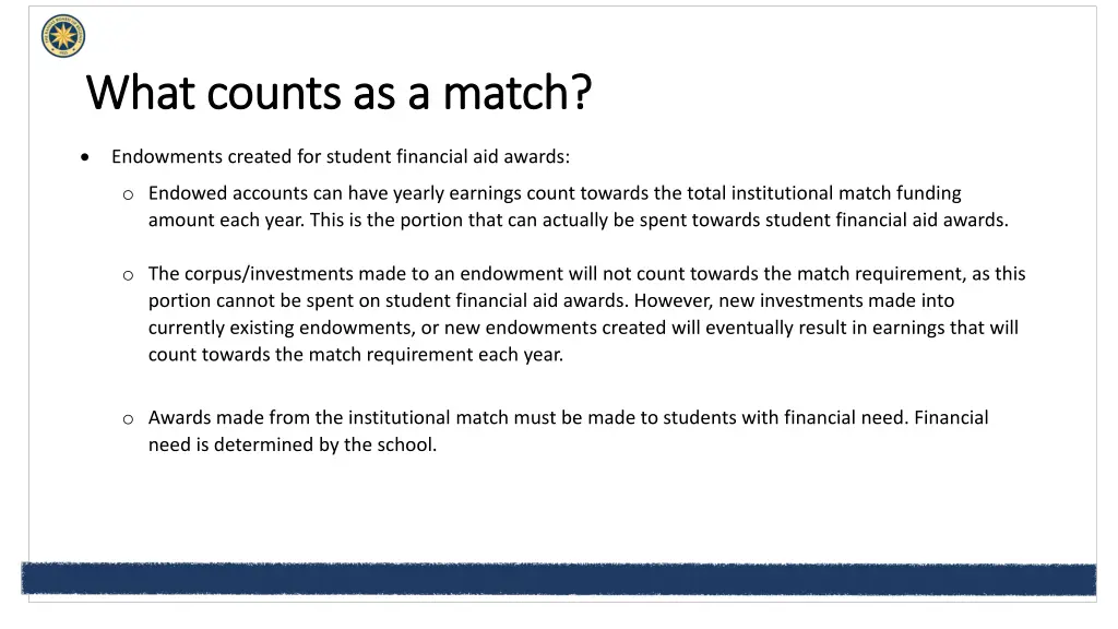 what counts as a match what counts as a match