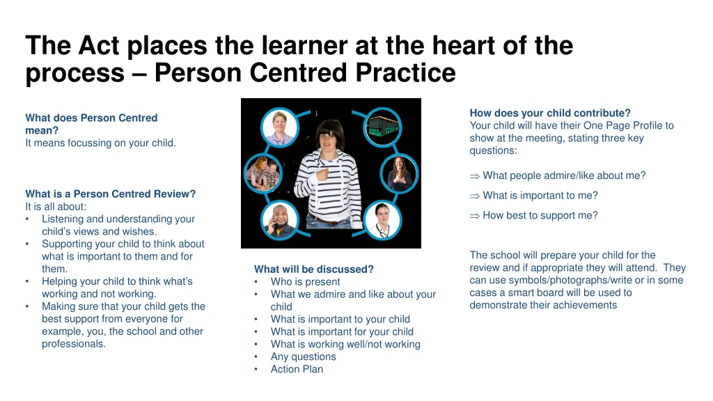 the act places the learner at the heart