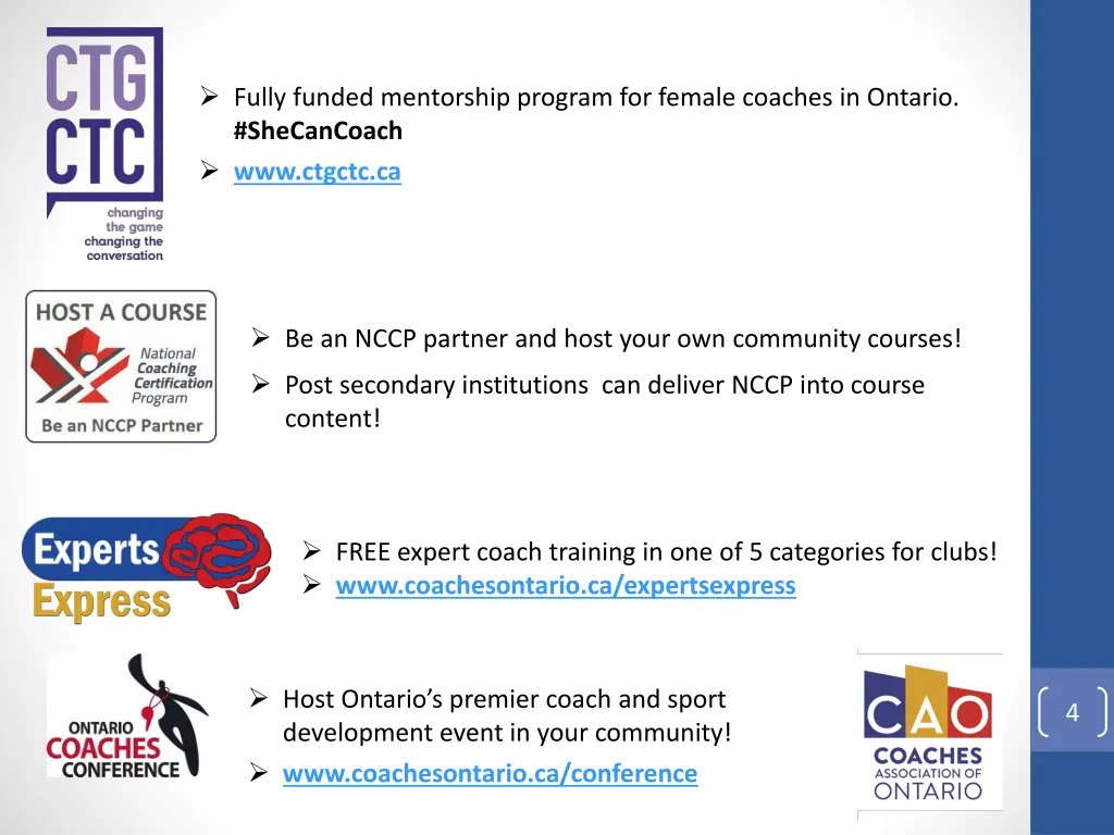fully funded mentorship program for female
