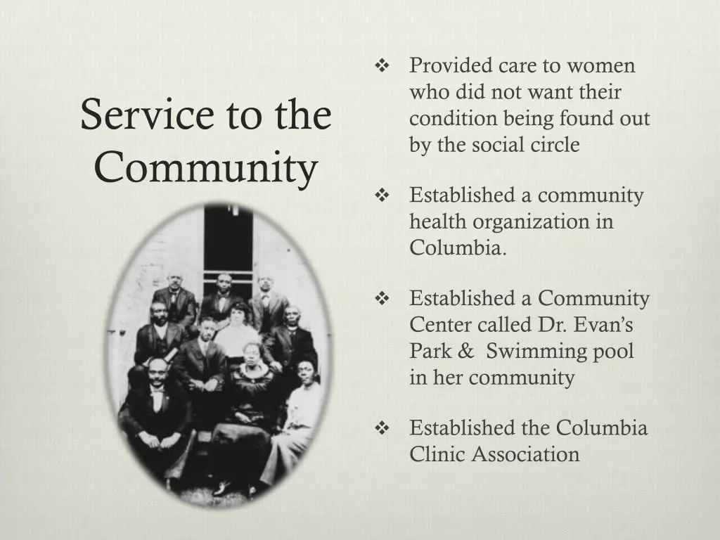 provided care to women who did not want their