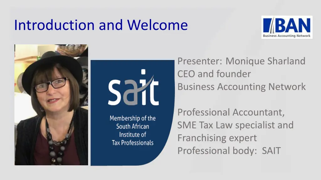 introduction and welcome