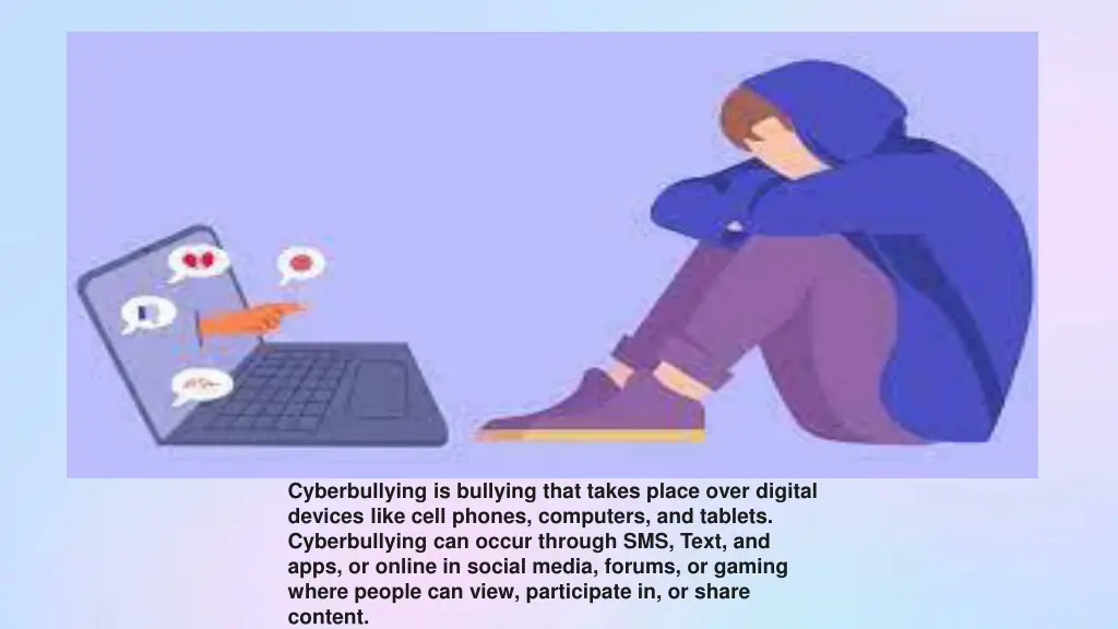 cyberbullying is bullying that takes place over