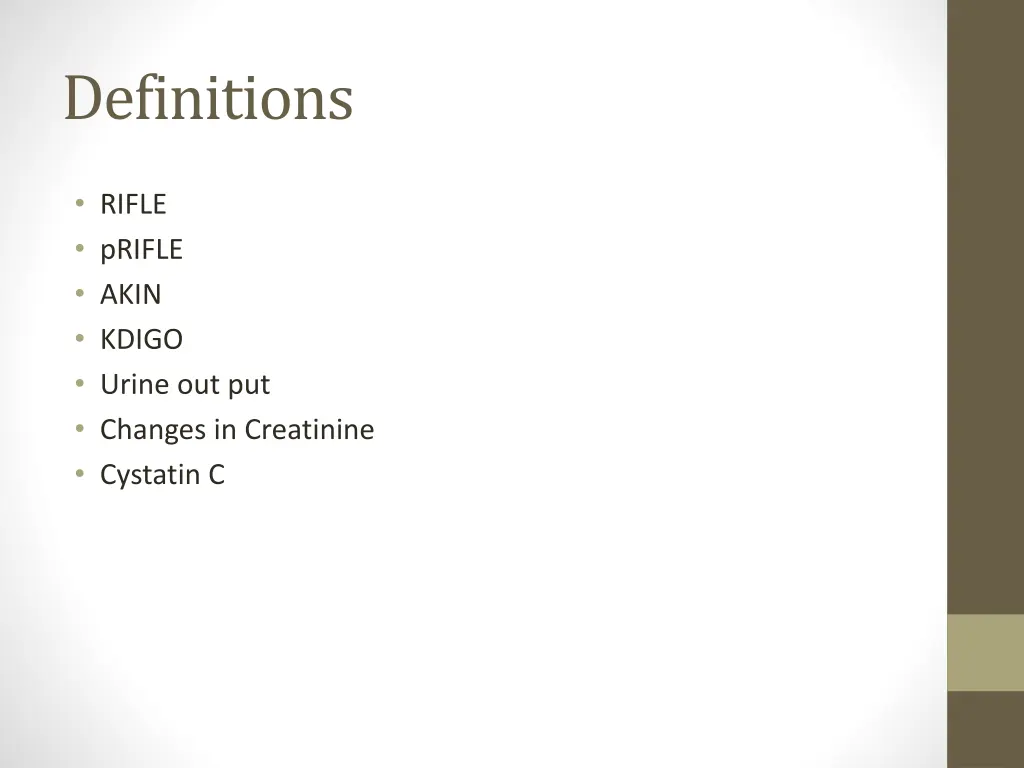 definitions