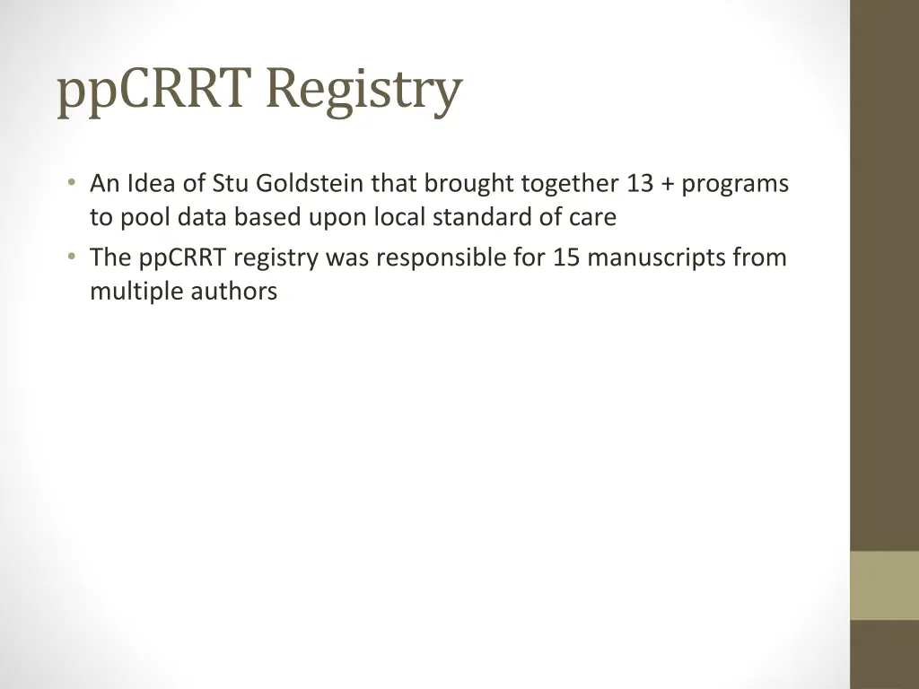ppcrrt registry